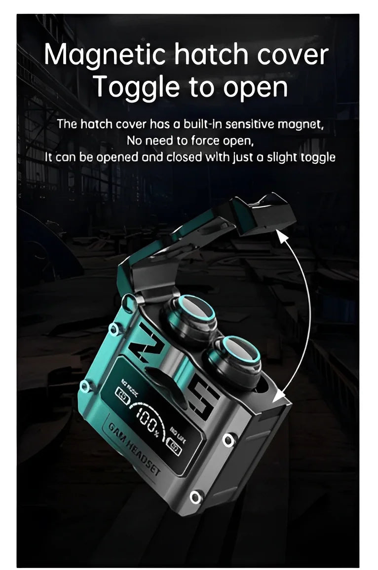 M25 TWS Bluetooth Earbuds with Touch Control & CVC8.0 Noise Reduction