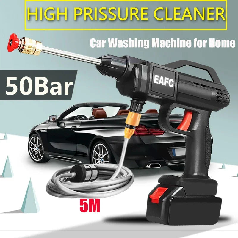 The 50Bar Cordless High-Pressure Washer
