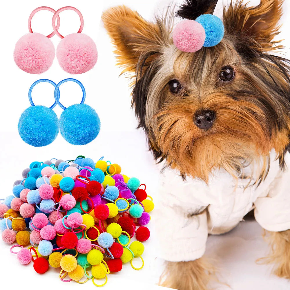 🎀 Dog Hair Bows Set for Stylish Pets