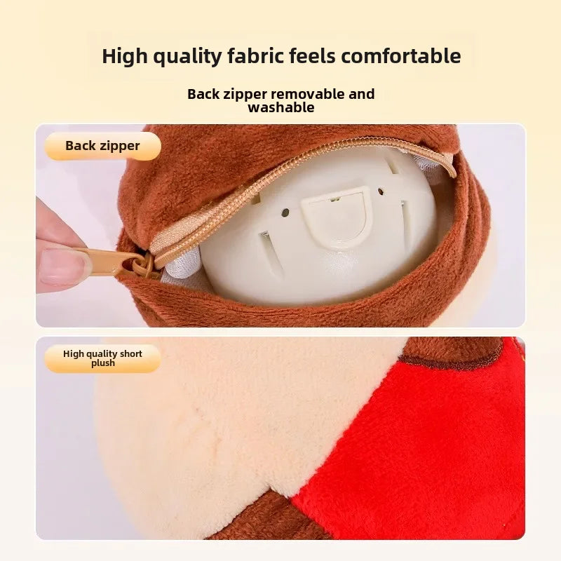 Interactive Electric Plush Jumping Ball Toy for Dogs - USB Rechargeable