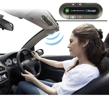 Kit manos libres Bluetooth para coche KMIND con funciones de música y llamadas