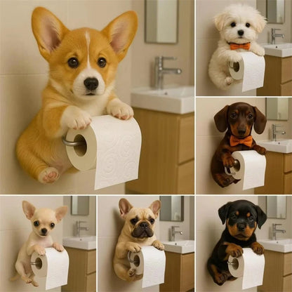 🐾 "The Pawfect Bathroom Companion"