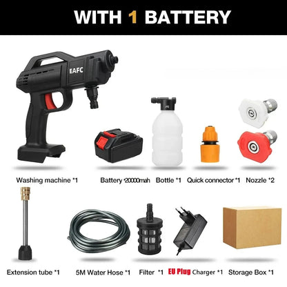 The 50Bar Cordless High-Pressure Washer