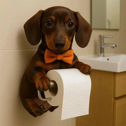 🐾 "The Pawfect Bathroom Companion"