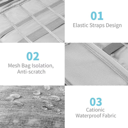 💼 “Smart &amp; Sleek” – Multifunctional Organiser Bag